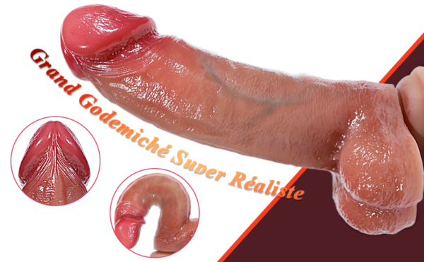 Godemichet Sextoy Homme avec Ventouse Puissante – Image 6