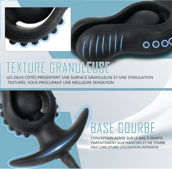 Plug anal gonflable pompe amovible – Image 2