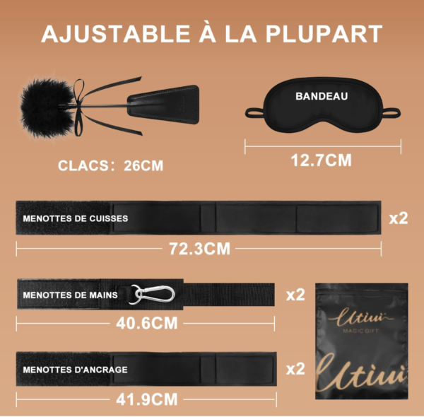 Set kit BDSM menottes – Image 3