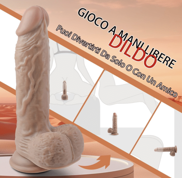 Gode XXL réaliste large 19cm ventouse – Image 6