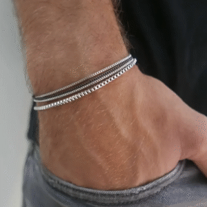 Bracelets homme lot de 4