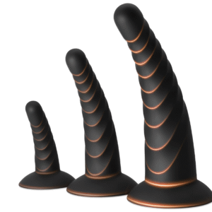 Plug anal sextoys à ventouse noir