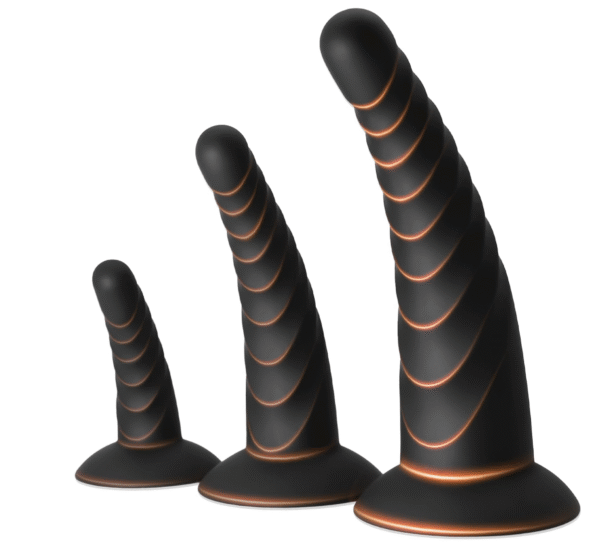 Plug anal sextoys à ventouse noir