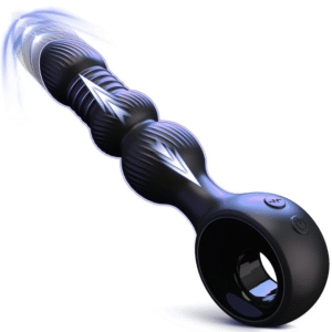 Plug anal vibrant avec 10 vibrations