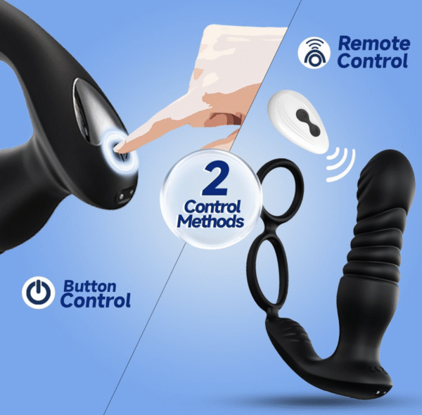 Vibromasseur avec anneau pénien 3 en 1 – Image 6